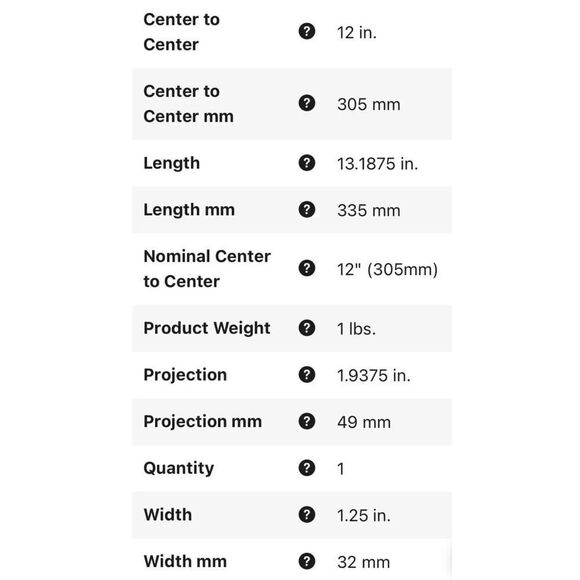 Amerock BP53532CZ Cabinet Drawer Pull Hardware Champagne Bronze Decor 12” CC NIB - Picture 7 of 8